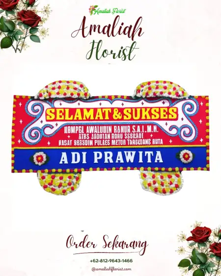 Papan Bunga Ucapan Selamat Madokoro Baru